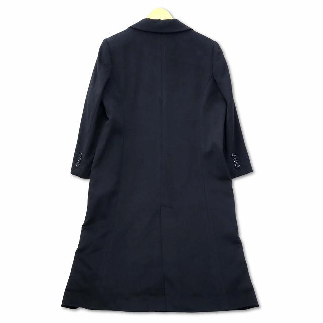 BELTA BUONO カシミヤ チェスターコート 9 ブラック レディース 