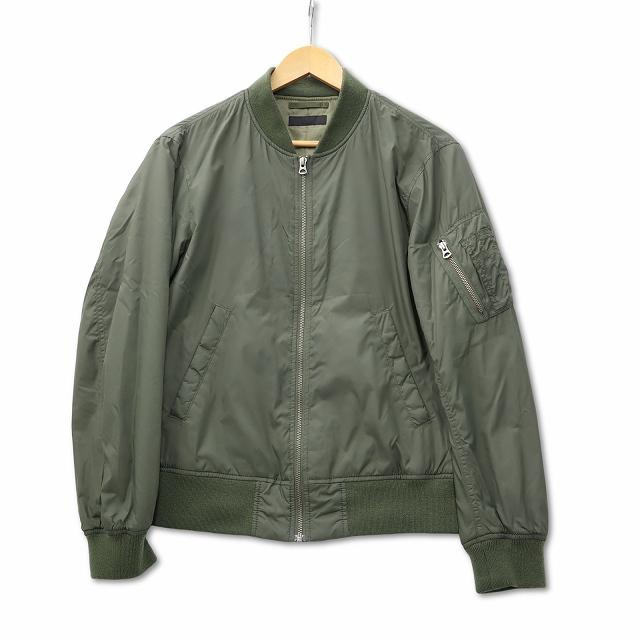 ユニクロ（UNIQLO） UNIQLO 401742 MA-1 ミリタリージャケット ジップ