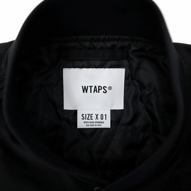 未使用品 ダブルタップス WTAPS 2026SS TEAM / JACKET / NYLON. TWILL ロゴ アップリケ ナイロンツイル ジャケット ブルゾン 01(S)の画像