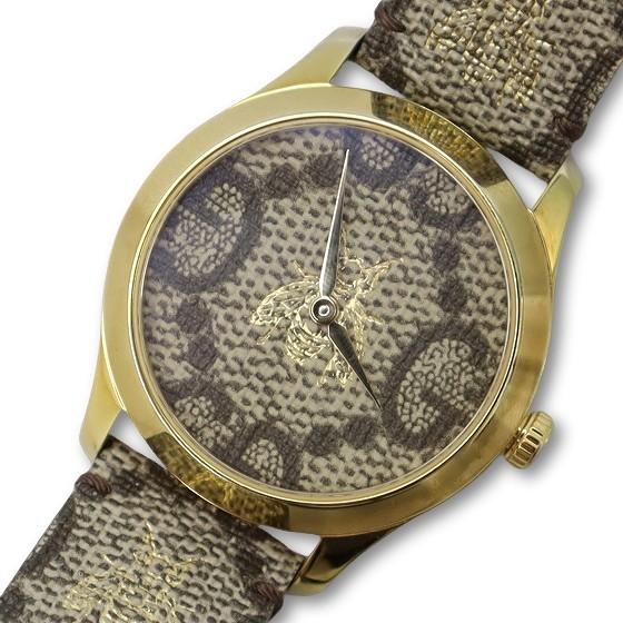 GUCCI（グッチ） GUCCI YA1264068A 126.4 GGスプリーム ゴールドビー G 