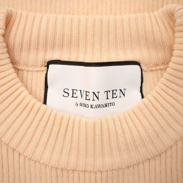 セブンテンバイミホカワヒト 6S213 ベーシックショートスリーブニット セブンテンバイミホカワヒト SEVEN TEN by MIHO KAWAHITO 6S213