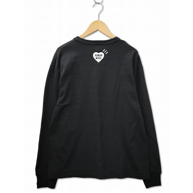 ヒューマンメイド HUMAN MADE OUTDOOR LONG-T クルーネック ロゴ