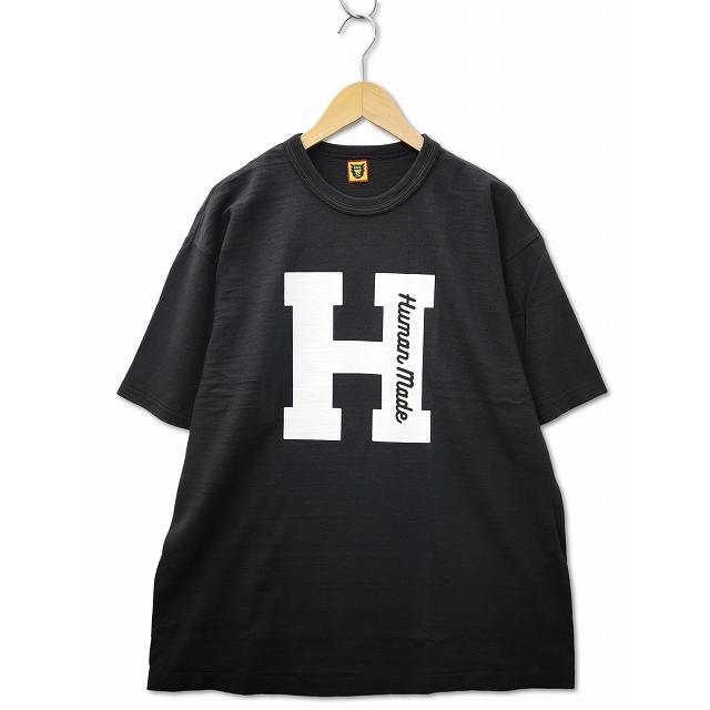 ヒューマンメイド HUMAN MADE クルーネック H プリント 半袖 Tシャツ 