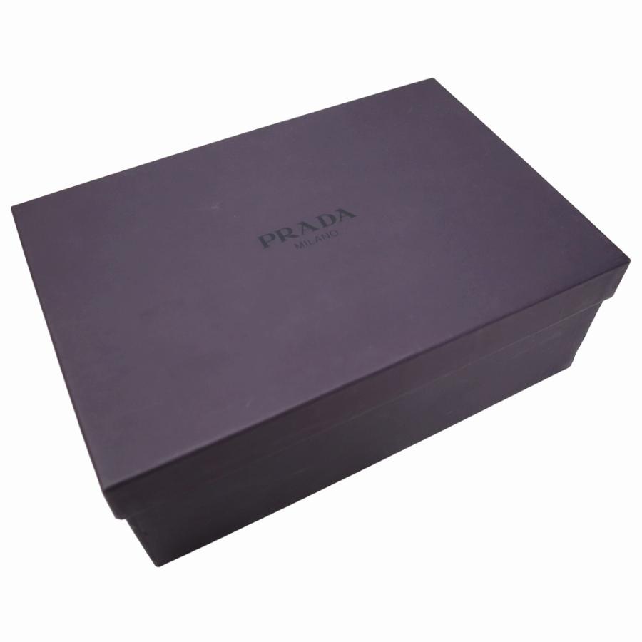 プラダ PRADA LEATHER BELTED SHOES レザー ベンクロ ローファー 36(23cm) BLACK(ブラック) レディース