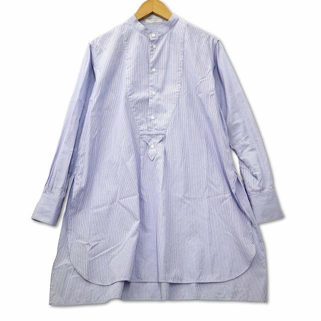 マカフィー MACPHEE トゥモローランド コットン バンドカラー ブロード 