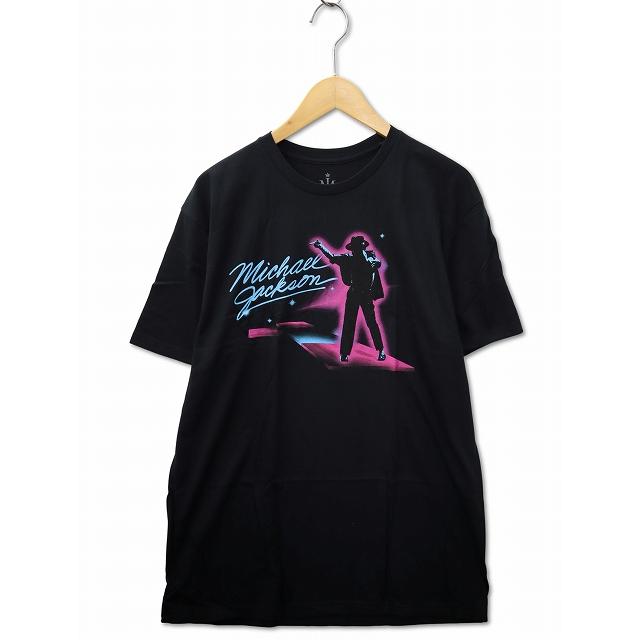 未使用品 MICHAEL JACKSON マイケルジャクソン NEON SILHOUETTE TEE