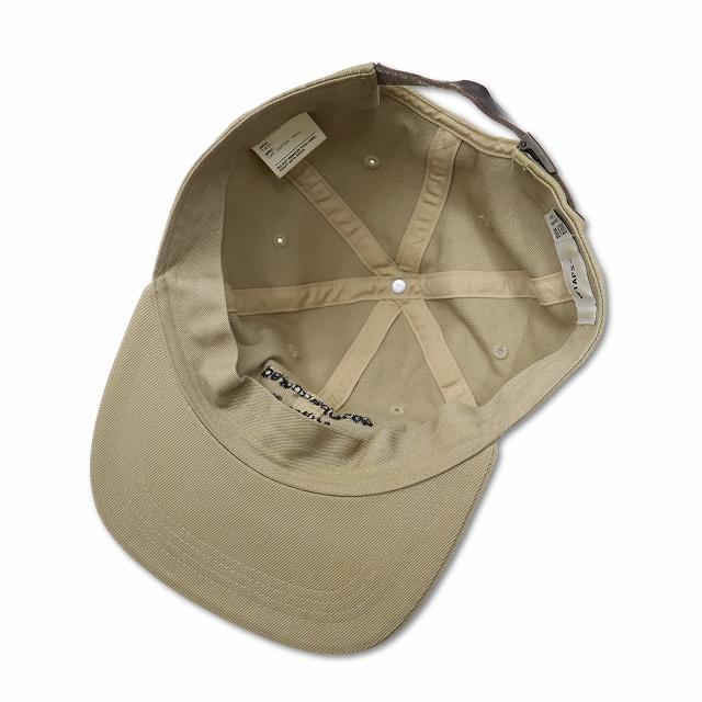 ダブルタップス WTAPS CAP / COTTON. TWILL エンブロイダリー コットン