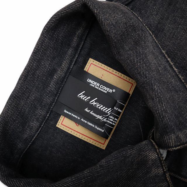 未使用品 アンダーカバー UNDERCOVER 2026SS but beautiful 4.5... 復刻 ユーズド加工 デニムジャケット Gジャン 3(L) BLACK(ブラック)の画像