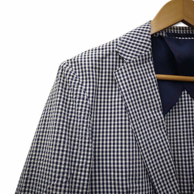 ネイビー プレミアム Navy PREMIUM ギンガムチェック サッカー生地 