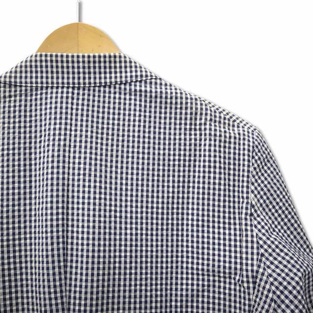 ネイビー プレミアム Navy PREMIUM ギンガムチェック サッカー生地 