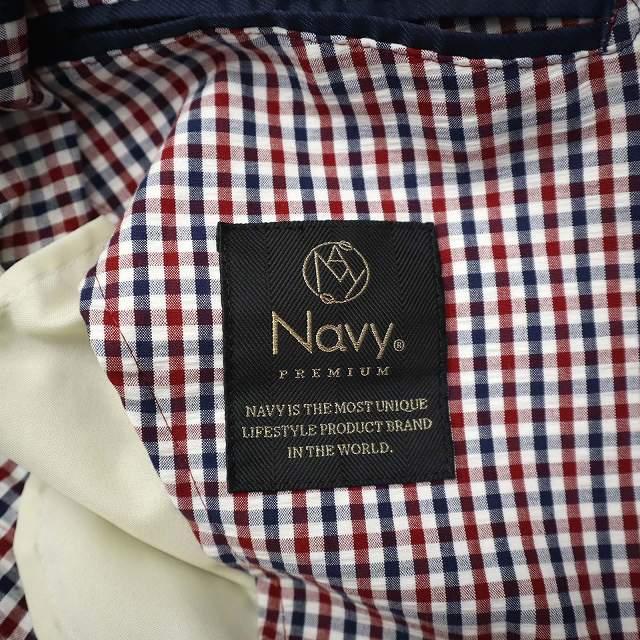 ネイビー プレミアム Navy PREMIUM ギンガムチェック サッカー生地