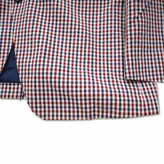 ネイビー プレミアム Navy PREMIUM ギンガムチェック サッカー生地