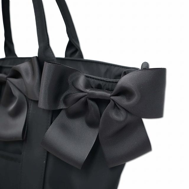 メゾンドフルール Maison de FLEUR ボリュームリボン2Wayトートバッグ 