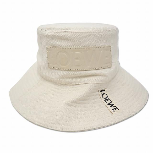 LOEWE（ロエベ） 未使用品 LOEWE K820HF1X48 レザーパッチ キャンバス