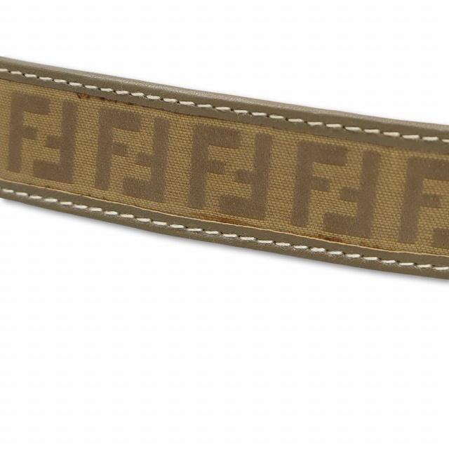 FENDI フェンディ ズッカ柄 レザーベルト FENDI（フェンディ） ヴィンテージ ナイロンキャンバス/レザー ズッカ