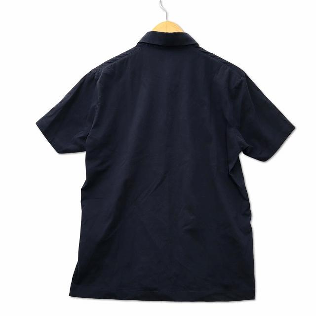 ユニクロ（UNIQLO） エアリズム フルオープン ポロシャツ S ネイビー