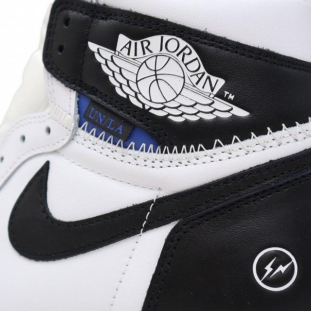 未使用品 NIKE×Fragment Design×UNION II7282-100 AIR JORDAN 1 RETRO HIGH OG スニーカー 28.5cmの画像