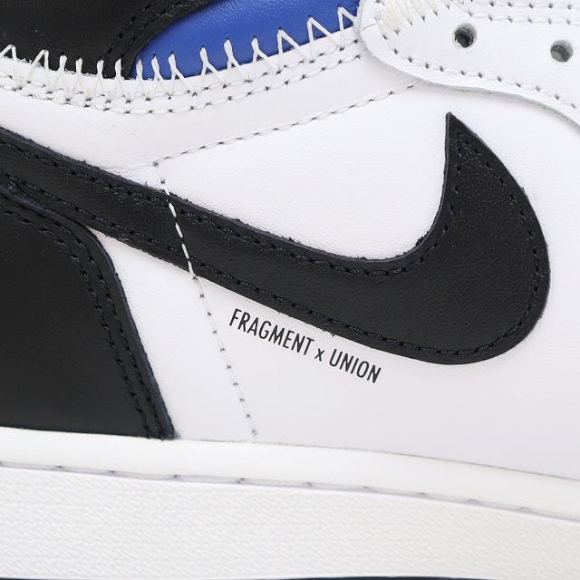 未使用品 NIKE×Fragment Design×UNION II7282-100 AIR JORDAN 1 RETRO HIGH OG スニーカー 28.5cmの画像