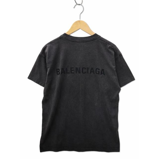バレンシアガ 612965 ピグメント加工 半袖 オーバーサイズ Tシャツ XS BALENCIAGA（バレンシアガ） BALENCIAGA 612965 TLVB9 クルーネック