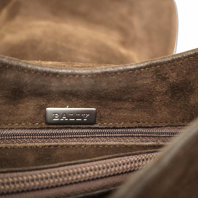 バリー BALLY こげ茶 ショルダーバッグ バリー bally 本革 ショルダー 