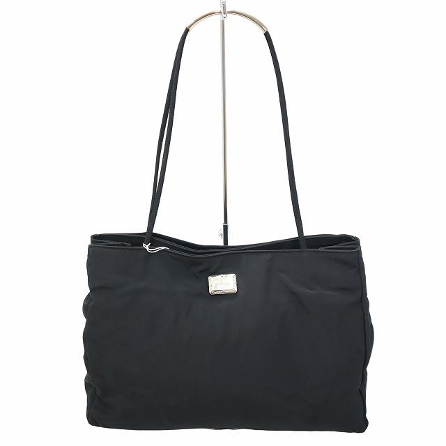 ニナリッチ NINA RICCI ナイロン トートバッグ BLACK(ブラック 