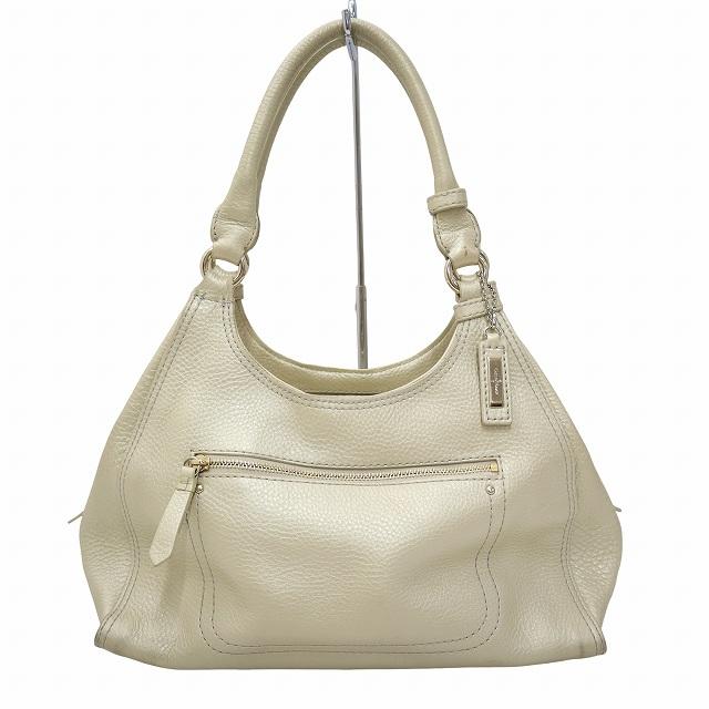 コールハーン COLE HAAN レザー ハンドバッグ LIGHTBEIGE(ライト 