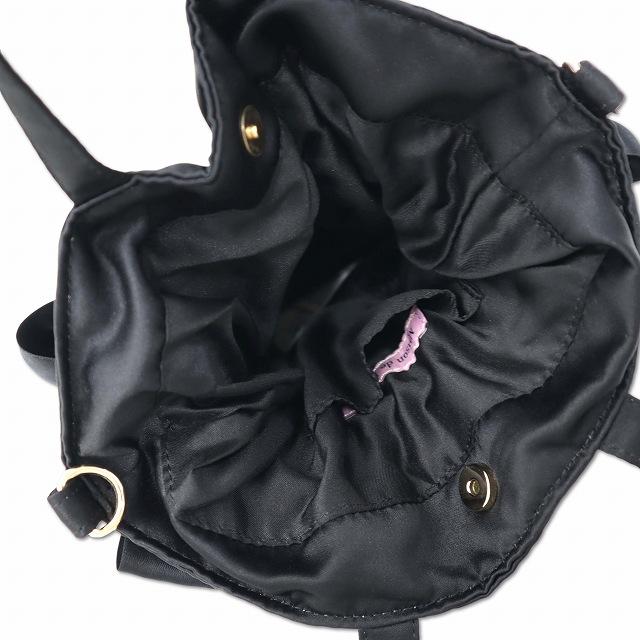 メゾンドフルール Maison de FLEUR ダブルリボン2Wayトートバッグ ブラック レディース |  | 03