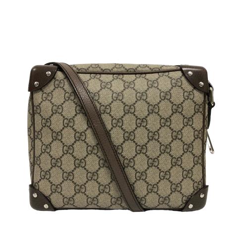 【極美品】グッチ ショルダーバッグ GGキャンバス 肩掛け ロゴ型押し GUCCI（グッチ） GUCCI GGスプリーム キャンバス 626363 ショルダー