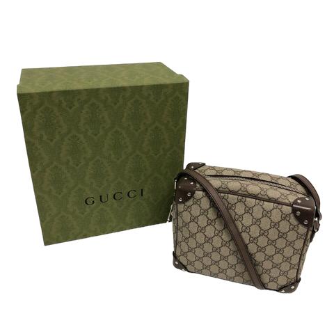 【極美品】グッチ ショルダーバッグ GGキャンバス 肩掛け ロゴ型押し GUCCI（グッチ） GUCCI GGスプリーム キャンバス 626363 ショルダー