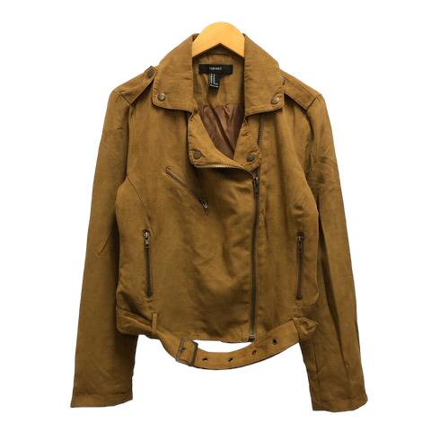 フォーエバー21 FOREVER21 ダブルライダース スエードジャケット 