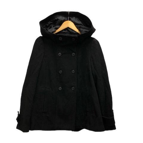 ザラ ベーシック ZARA BASIC コート Pコート ピーコート フード 