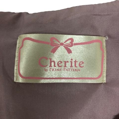 シェリエットバイプライムパターン Cherite by PRIME PATTERN ミニワンピース 五分袖 クルーネック レース タック S ピンク ※MZ レディー｜vectorpremium｜03