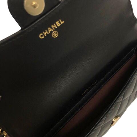 CHANEL シャネル マトラッセ ミニチェーンショルダー 長財布 CHANEL シャネル マトラッセ ミニチェーンショルダー 長財布