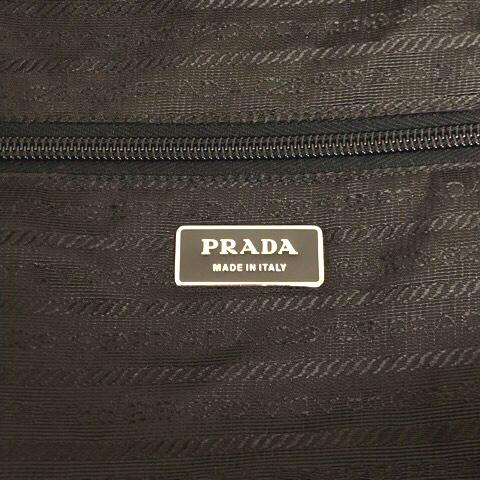 PRADA プラダ ボストンバッグ ハンドバッグ ナイロン レザー PRADA プラダ ボストンバッグ ハンドバッグ ナイロン レザー
