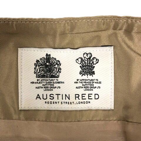 オースチン リード Austin Reed スカート フレア タック ナイロン 光沢 