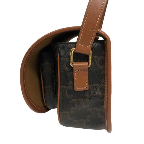 CELINE セリーヌ 美品 ショルダーバッグ トリオンフ キャンバス CELINE セリーヌ 美品 ショルダーバッグ トリオンフ キャンバス