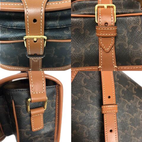 CELINE セリーヌ 美品 ショルダーバッグ トリオンフ キャンバス CELINE セリーヌ 美品 ショルダーバッグ トリオンフ キャンバス