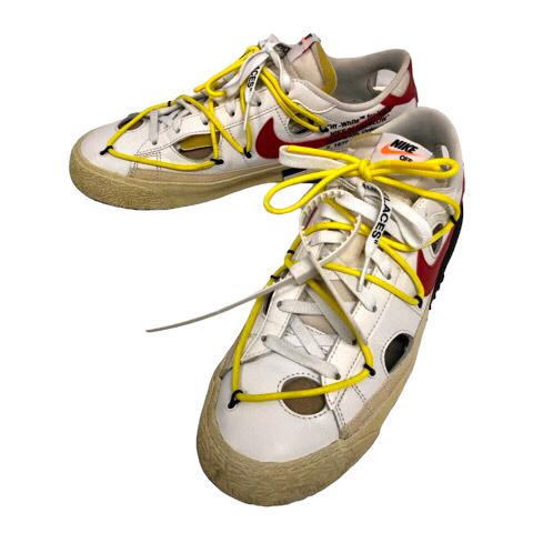 NIKE ナイキ ×OFF-WHITE BLAZER LOW'77 DH7863-100 オフホワイト ブレーザー ロー ローカットスニーカー US10/28cm ホワイト NIKE（ナイキ） NIKE DH7863-100 OFF-WHITE BLAZER LOW '77 オフ