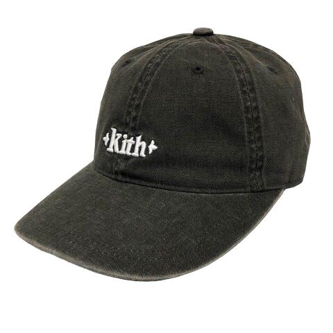 キス KITH 21SS Serif Cap キャップ 野球帽 ウォッシュ加工 ワン 