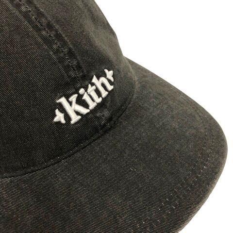 キス KITH 21SS Serif Cap キャップ 野球帽 ウォッシュ加工 ワン 