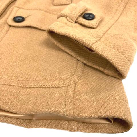 エディーバウアー EDDIE BAUER ダッフルコート フード ウール混 ミドル