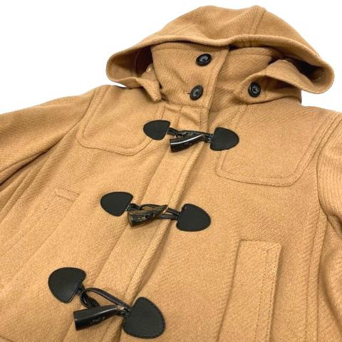 エディーバウアー EDDIE BAUER ダッフルコート フード ウール混 ミドル