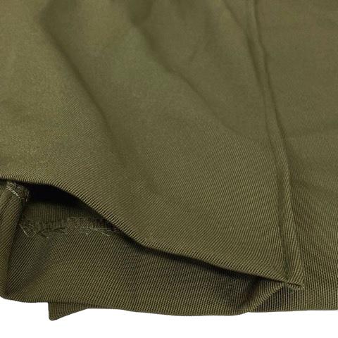 nasteen キュロットパンツ 膝丈 無地 ウエスト63-67 股下丈23 緑