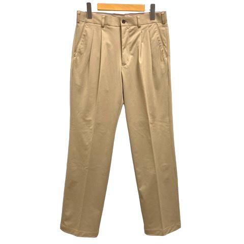 【てる】スラックス　ベージュ S AOYAMA 【洋服の青山】スタイリッシュパンツ スラックス メンズ 秋冬