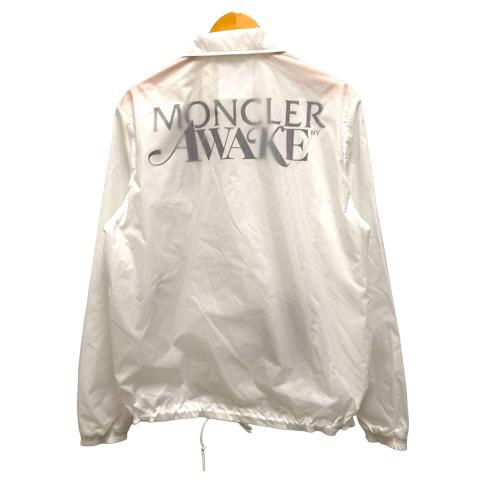【中古】未使用品 モンクレール MONCLER 20SS SANGAY GIUBBOTTO コーチジャケット ブルゾン ナイロン ロゴ 長袖 2 白 ホワイト メンズ MONCLER（モンクレール） 未使用品 MONCLER 20SS SANGAY GIUBBOTTO