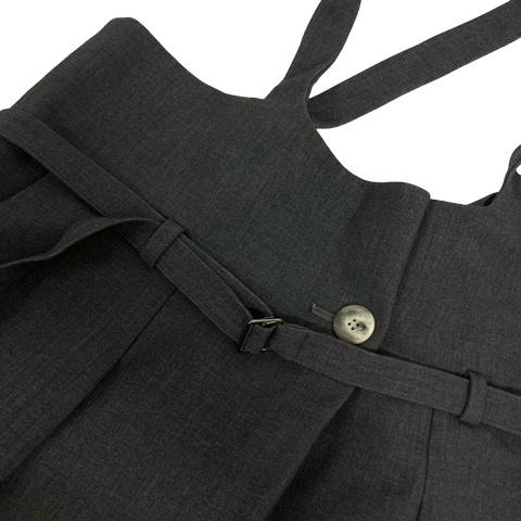 エンフォルド ENFOLD サロペット パンツ ボトムス タック ベルト  