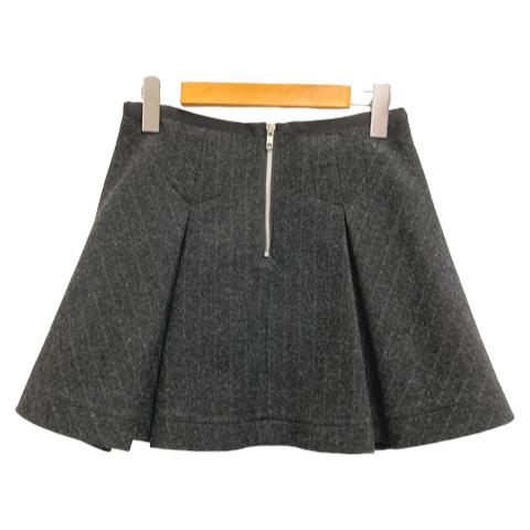 サカイラック sacai luck フレアスカート 14AWLU812 タック ストライプ 