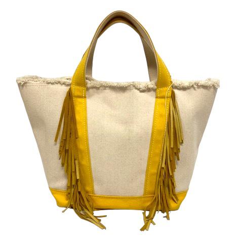 アヤコ AYAKO トートバッグ ハンドバッグ フリンジ キャンバス 