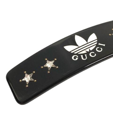 GUCCI アディダス ロゴ ヘアピン