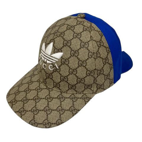 GUCCI グッチ ×アディダス キャップ 両ツバ 719406 GGスプリーム GUCCI グッチ ×アディダス キャップ 両ツバ 719406 GGスプリーム